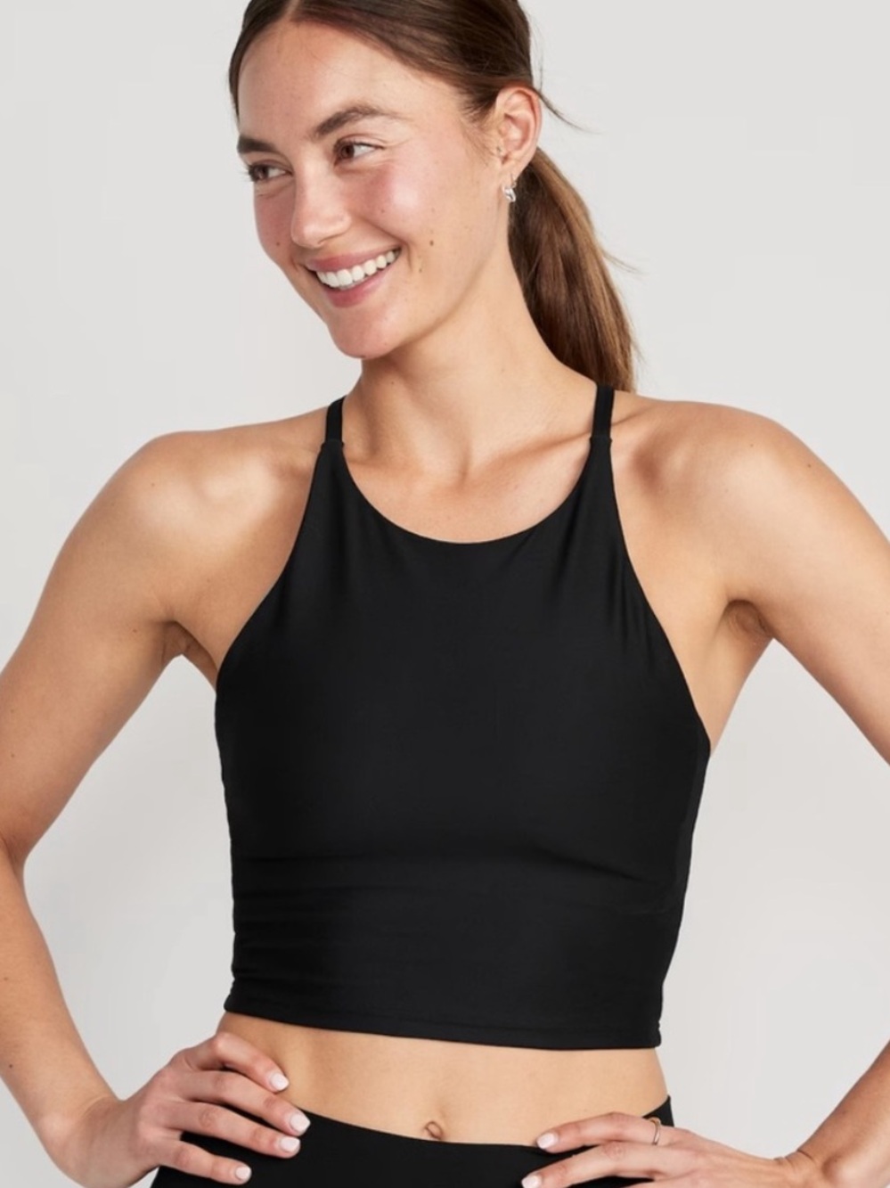Old Navy Black Athletic Top